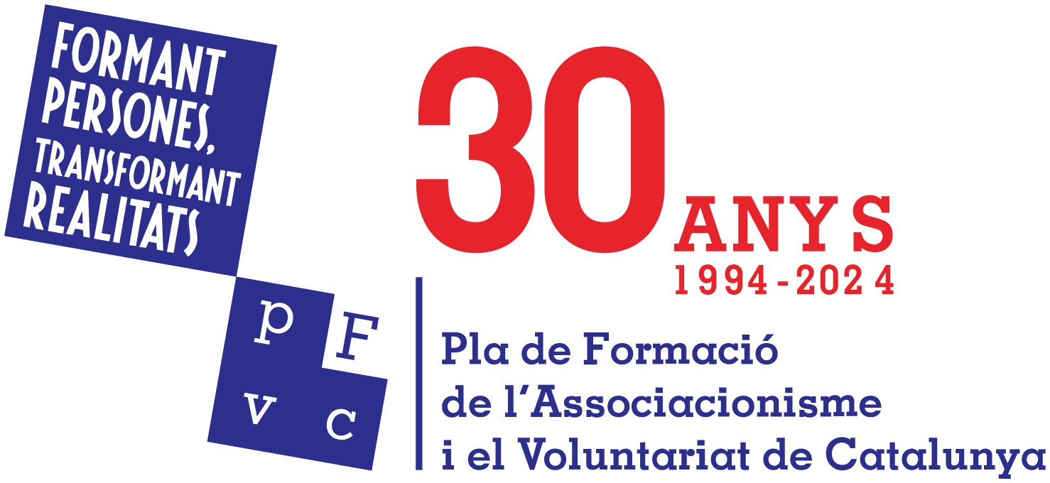 30 anys del Pla de Formació de l’Associacionisme i el Voluntariat de Catalunya (PFAVC)